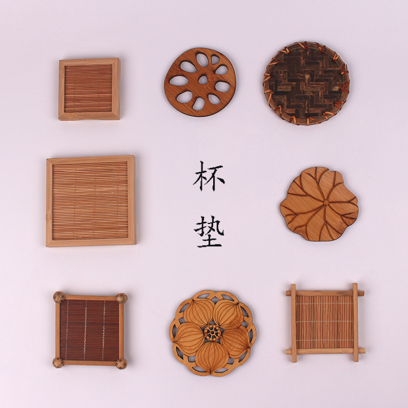茶托杯托小茶托紫砂壶杯垫 竹制杯垫 竹茶托 茶垫 茶道|ruв категории посуда, чайный сервиз, блюдце - от Buy2taobao.com для оказания профессиональной услуги покупки агента Taobao