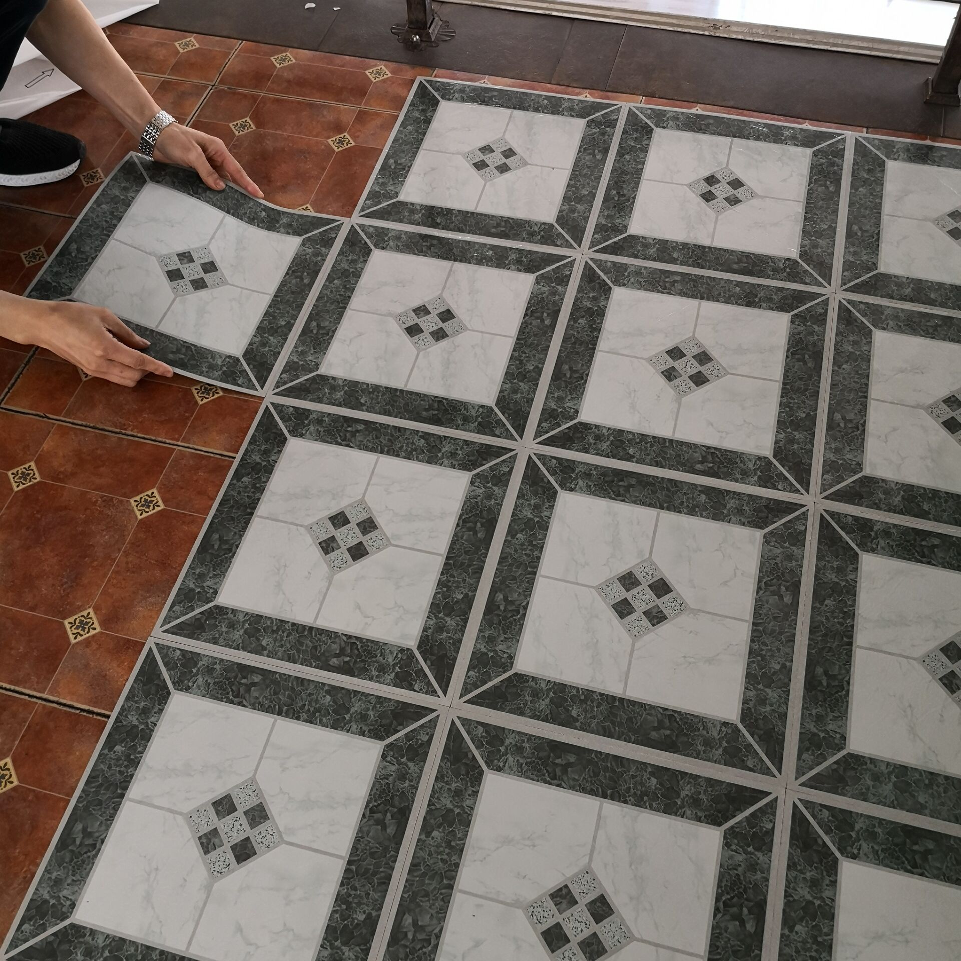 PVC floor Sticker waterproof wear-resisting cement ground Dedicated household Tile stickers To padsin the Decoration main material , Floor , Vinyl flooring (PVC Floor) category - from Buy2taobao.com to provide professional Taobao agent buy service
