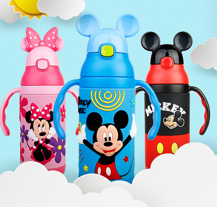 quality goods Stainless steel Disney Miffy Baby children vacuum cup Straw cup Water cup Leak proof Handle babyin the Tableware , Cup/Cups/Kettle , Mug category - from Buy2taobao.com to provide professional Taobao agent buy service