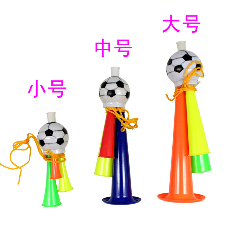 足球喇叭球赛喇叭大号儿童玩具活动用品气氛道具助威打气喇叭在类目 玩具/童车/益智/积木/模型, 音乐玩具/儿童乐器, 吹奏玩具/乐器中 - 来自Buy2taobao.com提供专业的淘宝代购服务