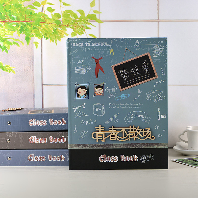Korean Edition Retro alumni book Junior school student pupil Large Guestbook originality personality Loose-leaf Graduation albumin the Electronic Dictionary/Electronic paper book/Stationery , The paper book , Classmates/Yearbook category - from Buy2taobao.com to provide professional Taobao agent buy service