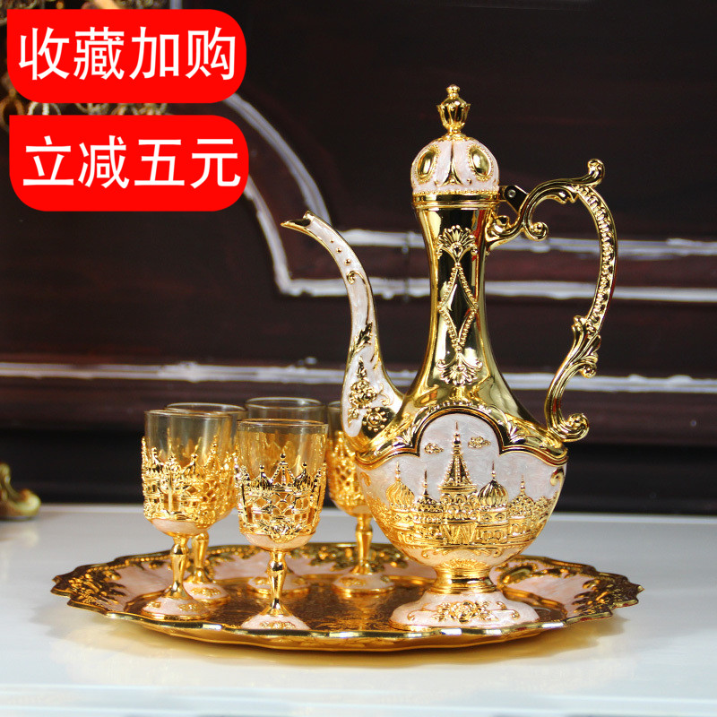 俄罗斯分酒器酒具套装白酒杯一口杯醒酒器玻璃杯烈酒杯高档礼物|ruв категории посуда, до дна/бокал/вино, бокал - от Buy2taobao.com для оказания профессиональной услуги покупки агента Taobao