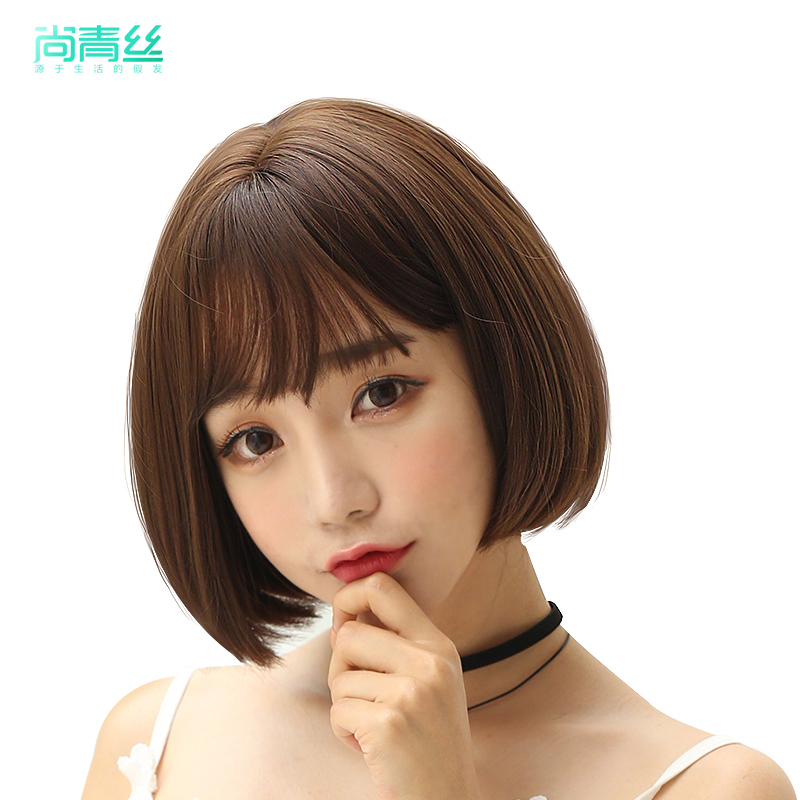 假发女短发 韩国bobo头 空气刘海 圆脸斜刘海 自然逼真 假发套在类目 美发护发/假发, 假发, 整顶假发中 - 来自Buy2taobao.com提供专业的淘宝代购服务