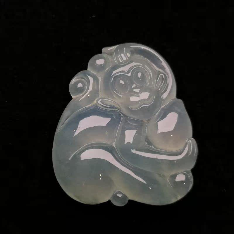 洙玉阁 翡翠冰种 猴 挂件在类目 珠宝/钻石/翡翠/黄金, 翡翠(新), 颈饰中 - 来自Buy2taobao.com提供专业的淘宝代购服务