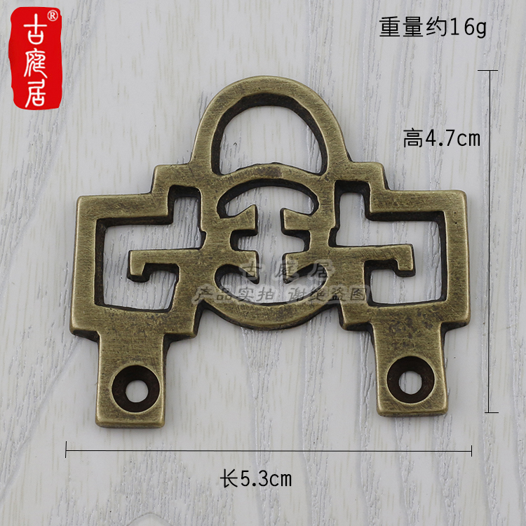 中式仿古挂画钩铜配件书画框固定墙壁挂钩十字绣字画暗挂装饰吊片|msdalam kategori Aksesori rumah, cangkuk hiasan - dari Buy2taobao.com untuk memberikan perkhidmatan ejen Taobao profesional membeli