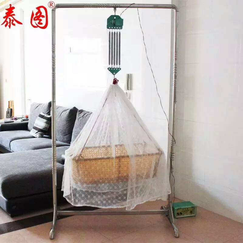省内包邮潮汕婴儿仿藤电动摇篮、婴儿床、竹摇篮、可定时电摇器|ruв категории подгузник/шампунь/вскармливать/тележка кроватью, детская кровать/кровать для младенца/колыбель/стул, колыбель - от Buy2taobao.com для оказания профессиональной услуги покупки агента Taobao
