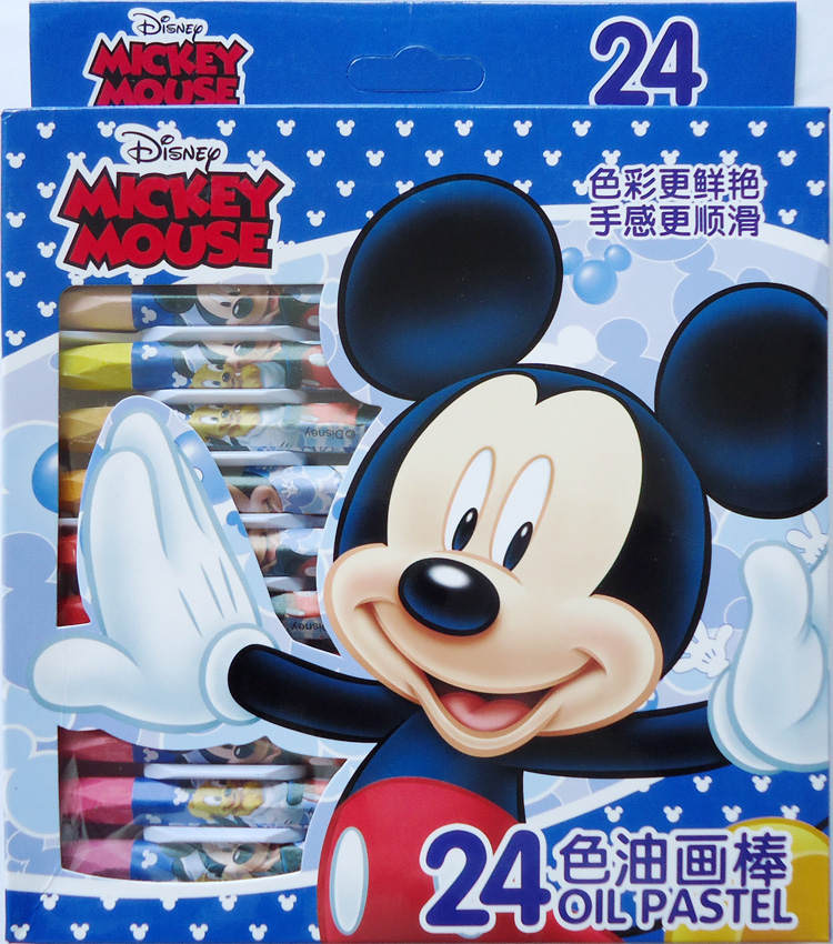 24 Oil painting stick Disney crayon children Fine Arts Painting Tools Learning stationery Coloring quality goodsin the Electronic Dictionary/Electronic paper book/Stationery , Painting tools/Painted wood/Calligraphy Supplies , Pastels category - from Buy2taobao.com to provide professional Taobao agent buy service