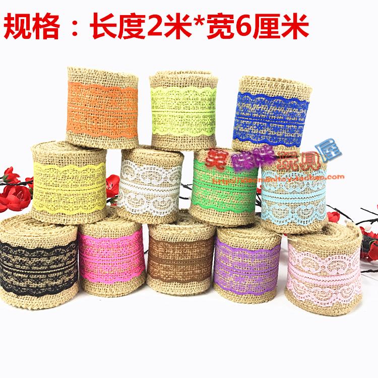 麻布蕾丝边辅料装饰DIY手工创意材料麻卷织带布料花束包装装饰带|msdalam kategori rumah Fabrik, bahan-bahan jahitan DIY, alat dan produk siap, Aksesori jahit DIY/aksesori/aksesori, Lace - dari Buy2taobao.com untuk memberikan perkhidmatan ejen Taobao profesional membeli