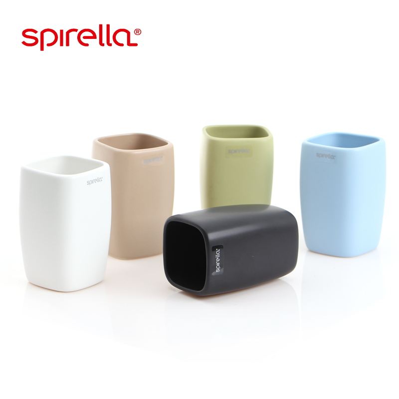 歐式SPIRELLA時尚陶瓷簡約情侶牙缸杯刷牙杯北歐洗漱杯漱口杯子在類目 家庭/個人清潔工具, 衛浴用具/衛浴配件, 洗漱杯中 - 來自Buy2taobao.com提供專業的淘寶代購服務