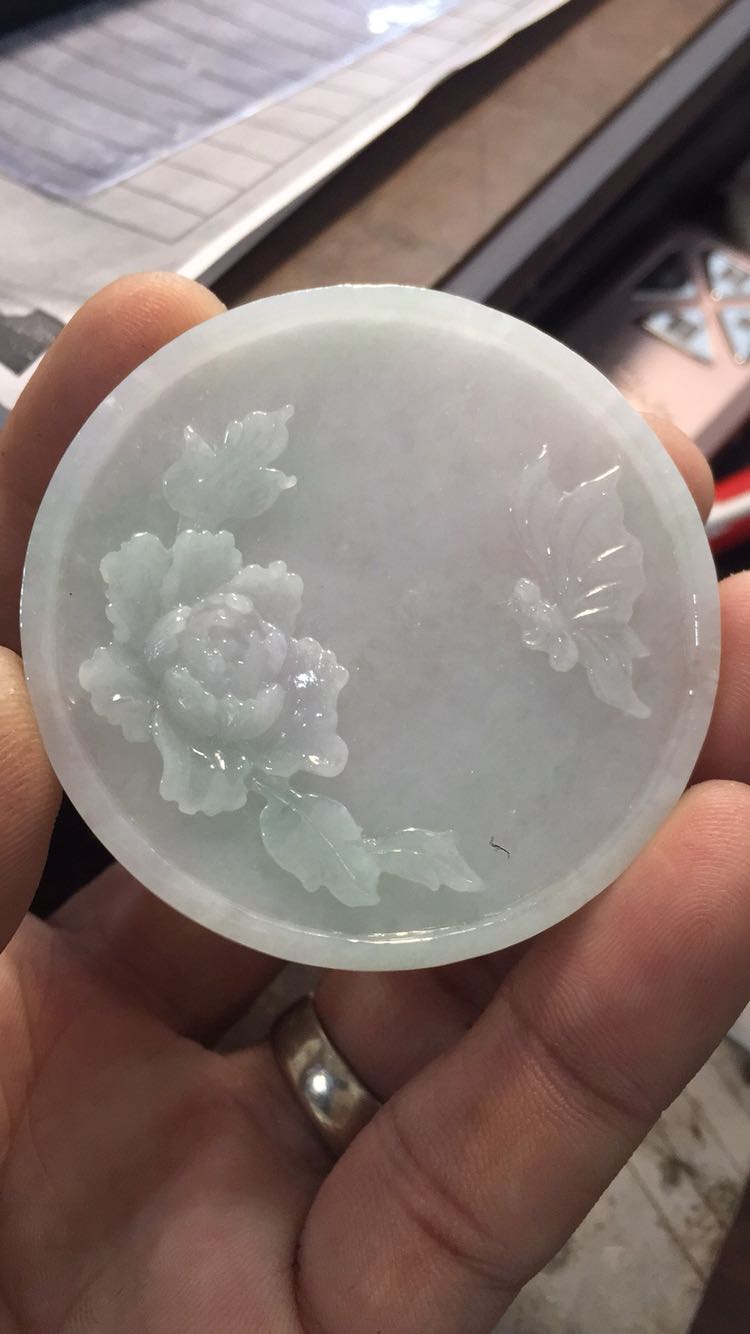騰飛精雕玉石加工廠 緬甸翡翠 牡丹蝴蝶花 挂件 吊墜 定制加工在類目 飾品/流行首飾/時尚飾品新, 項墜/吊墜中 - 來自Buy2taobao.com提供專業的淘寶代購服務