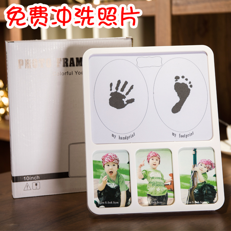 宝宝手足印泥新生儿手脚印泥婴儿满月百天礼物周岁手印相框摆台|msdalam kategori Toy/bayi/teka-teki/blok bangunan/model, Baby Ji Nianpin/Produk peribadi, tapak kaki tangan - dari Buy2taobao.com untuk memberikan perkhidmatan ejen Taobao profesional membeli