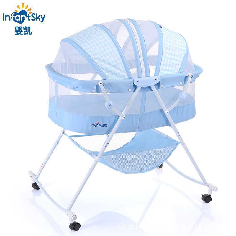 Senior recommend baby Portable table Foldable Cradle bed baby garden cart Shook her bed With mosquito nets Childin the Diapers/Care/Feeding/Push lathe , Crib/Crib/Cradle/Chair , Crib/Children's beds category - from Buy2taobao.com to provide professional Taobao agent buy service