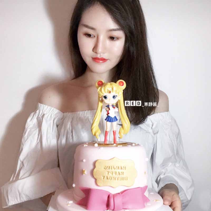Cake decorate Decoration Doll Q version Megalopia Water ice on Moon Sailor Moon Hare Garage Kit suitin the Festive supplies/Gift , Dress supplies category - from Buy2taobao.com to provide professional Taobao agent buy service