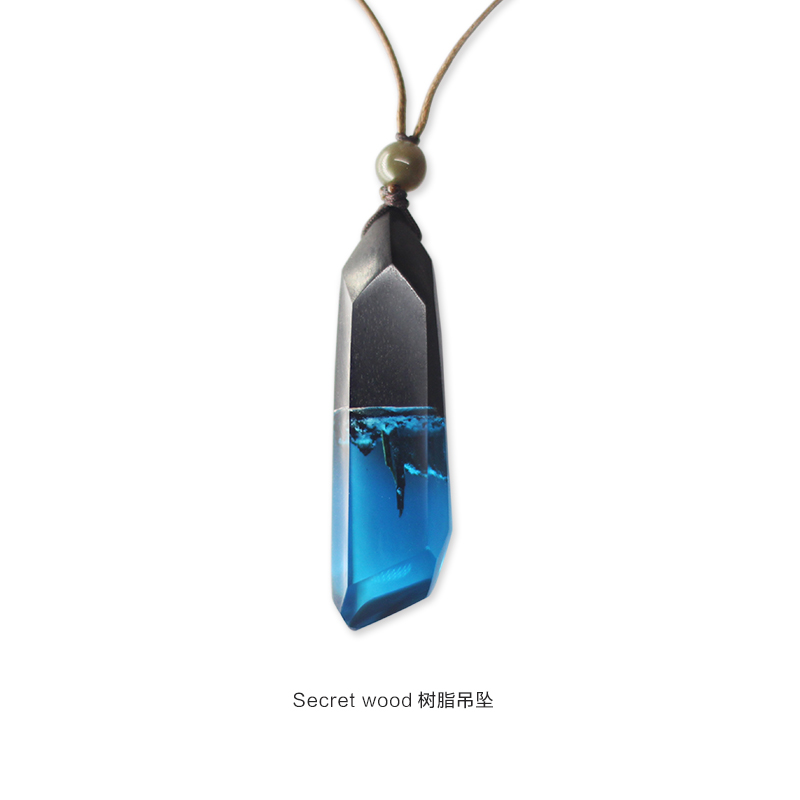 Sandalwood Necklace originality resin lovers temperament personality spirit Tear customized Original manual Pendantin the Accessories/Fashion Jewelry, Pendant/Pendant category - from Buy2taobao.com to provide professional Taobao agent buy service