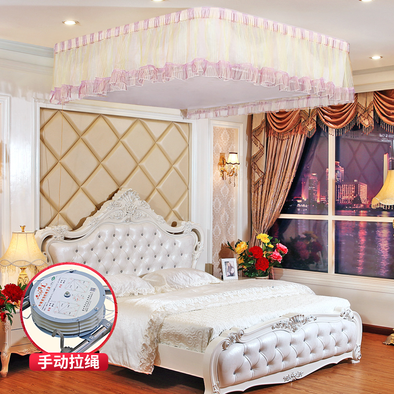 Lifting Mosquito net Decorative curtain Built-on court thickening encryption 1.8 Double householdin the Bedclothes , Mosquito net category - from Buy2taobao.com to provide professional Taobao agent buy service