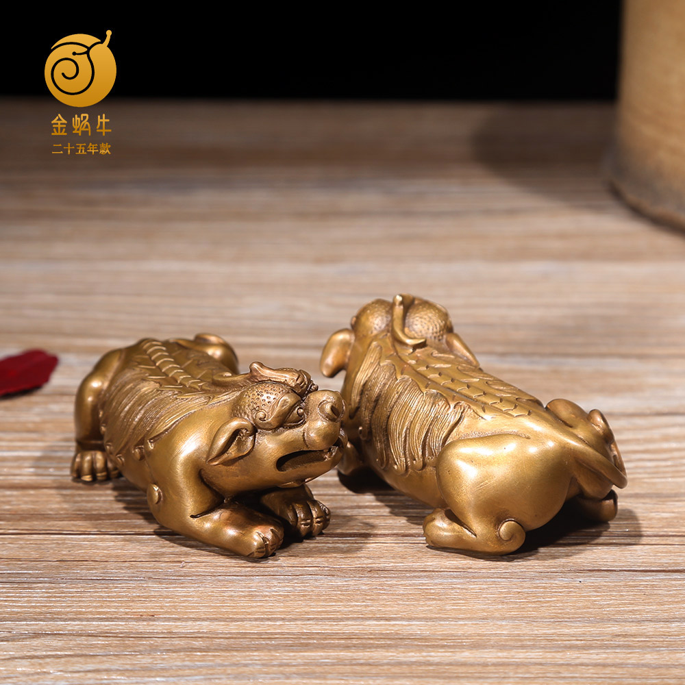 Golden Snail Pure copper brave troops Carolina Choi Copper Brave ornaments a living room Decoration ornament Decoration giftin the Home accessories , Decoration category - from Buy2taobao.com to provide professional Taobao agent buy service