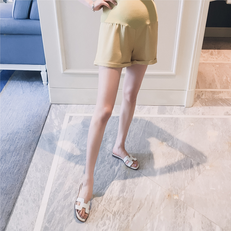 孕妇装2019夏装新款韩版翻边托腹可调节时尚百搭孕妇辣妈休闲短裤|msdalam kategori Bekalan Ibu / Ibu / Pemakanan, 孕妇裤/托腹裤, 孕妇直筒裤 - dari Buy2taobao.com untuk memberikan perkhidmatan ejen Taobao profesional membeli