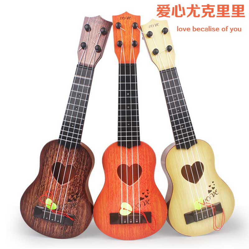 44厘米儿童小号乐器仿真尤克里里迷你四弦弹奏曲吉他初学音乐培养在类目 玩具/童车/益智/积木/模型, 音乐玩具/儿童乐器, 其他音乐玩具/儿童乐器中 - 来自Buy2taobao.com提供专业的淘宝代购服务