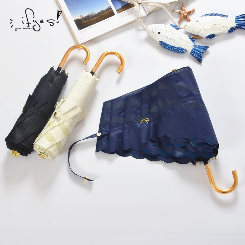 日本 180克超輕鉛筆防曬傘 迷妳便攜折疊傘金彎鈎刺繡遮陽晴雨傘在類目 居家日用, 傘/雨具/防雨/防潮, 傘中 - 來自Buy2taobao.com提供專業的淘寶代購服務