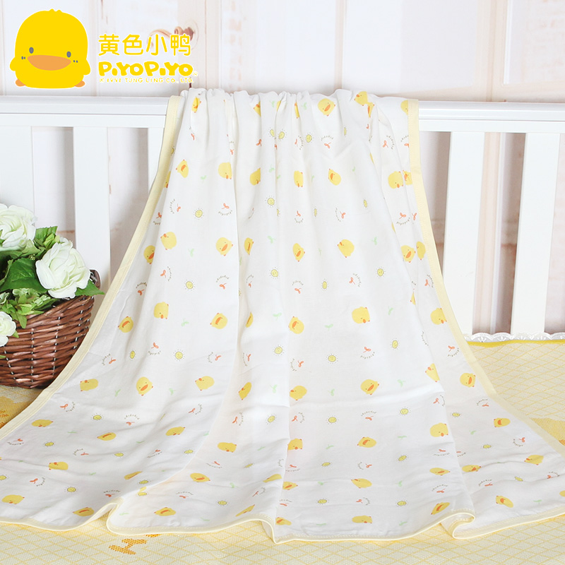 Yellow Duck children pure cotton Gauze Bath towel Baby bath towel enlarge Light and thin Infant bath towelin the Diapers/Care/Feeding/Push lathe , Baby bath skin care products , Bath towel category - from Buy2taobao.com to provide professional Taobao agent buy service
