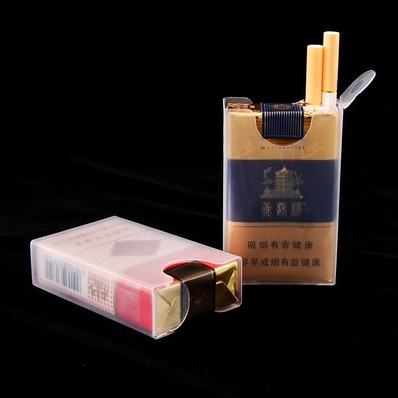 Transparent plastic Cigarette case Soft shell personality originality Cigarette case Smoking Spare Prevent Squashin the ZIPPO/Swiss Army Knife/Glasses , Smoking , Cigarette case category - from Buy2taobao.com to provide professional Taobao agent buy service