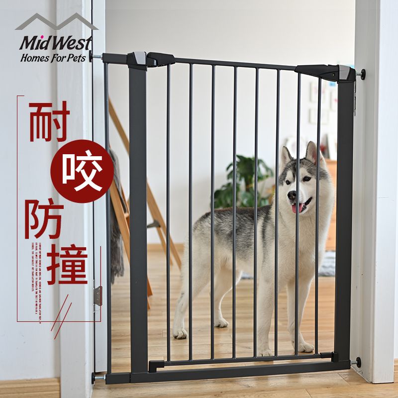 美國中西寵物安全門欄免打孔隔離門網狗柵欄門兒童防護欄加高室內在類目 寵物/寵物食品及用品, 貓/狗日用品, 籠子中 - 來自Buy2taobao.com提供專業的淘寶代購服務