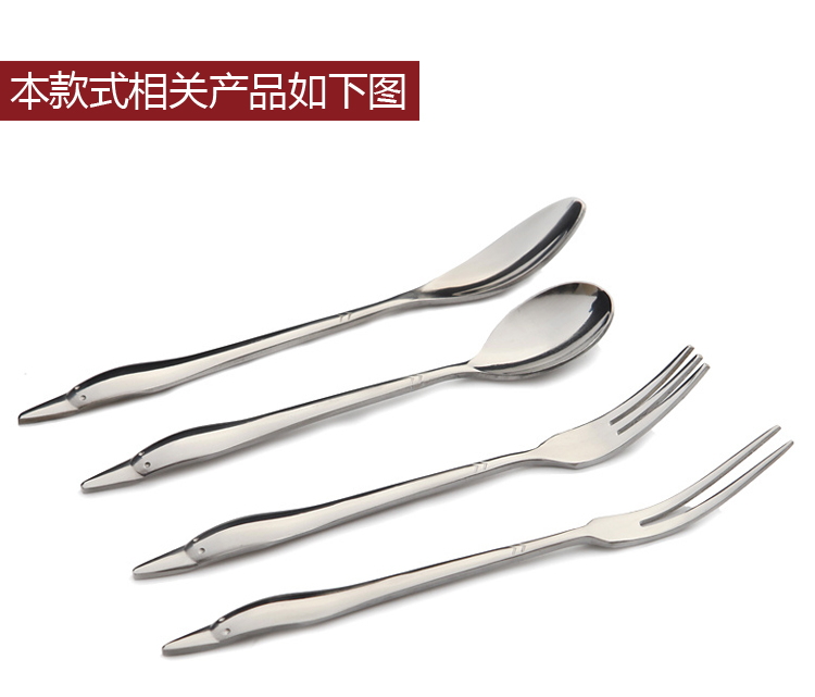 HYU下午茶水果叉套装创意蛋糕叉咖啡更可爱甜品点心叉不锈钢叉子|msdalam kategori pinggan mangkuk, pinggan mangkuk, sudu barat - dari Buy2taobao.com untuk memberikan perkhidmatan ejen Taobao profesional membeli