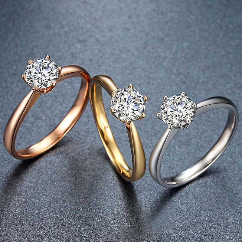 18K Platinum Six claw Diamond ring 30 branch 50 branch PT950 Platinum Diamonds Female precept 1 Carat marry Diamond ring quality goodsin the Jewelry/Diamond/Jade/Gold , Diamond Jewelry (New) , Bracelets category - from Buy2taobao.com to provide professional Taobao agent buy service