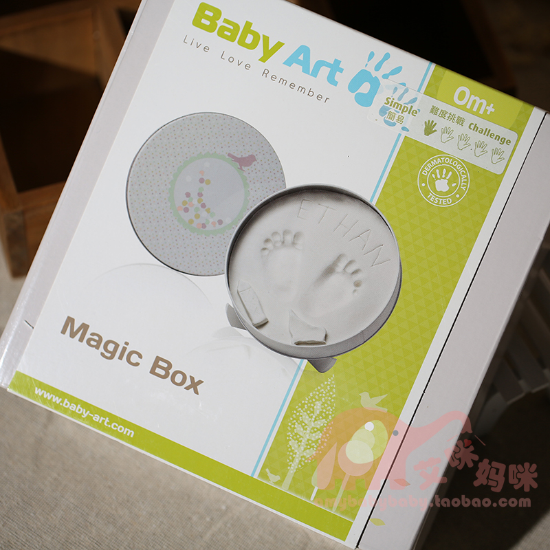 香港代购BabyArt新生婴儿手脚印泥手足印纪念品宝宝满月周岁礼物在类目 玩具/童车/益智/积木/模型, 宝宝纪念品/个性产品, 手脚印中 - 来自Buy2taobao.com提供专业的淘宝代购服务