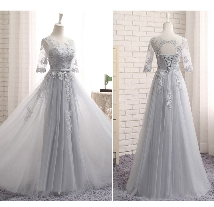 Bought in Japan 2018 Sisters Bridesmaid Dresses Spring new pattern Silver gray Annual meeting Host Evening dress have cash less than that is registered in the accountsin the Women's clothing/Boutique , Wedding/Cheongsam/Formal dress , Formal dress/Evening category - from Buy2taobao.com to provide professional Taobao agent buy service