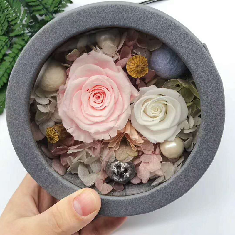 韦芙丽皮质缕空永生花盒鲜花包装盒香皂花盒圆形礼盒情人节礼物|msdalam kategori penghantaran bunga/bunga simulasi/tumbuhan berkebun, DIY bunga tiruan bahan, 花艺包装, 花艺包装盒 - dari Buy2taobao.com untuk memberikan perkhidmatan ejen Taobao profesional membeli