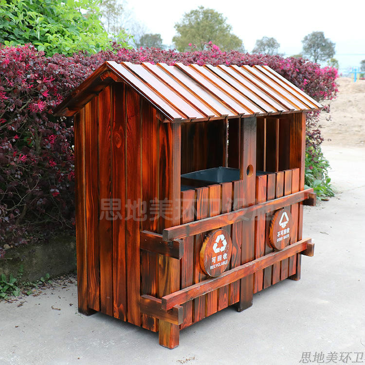 旅游景点垃圾桶公园户外碳化木定做防腐木质景区特色垃圾箱在类目 家庭/个人清洁工具, 家务/地板清洁用具, 垃圾桶/垃圾架, 垃圾桶中 - 来自Buy2taobao.com提供专业的淘宝代购服务