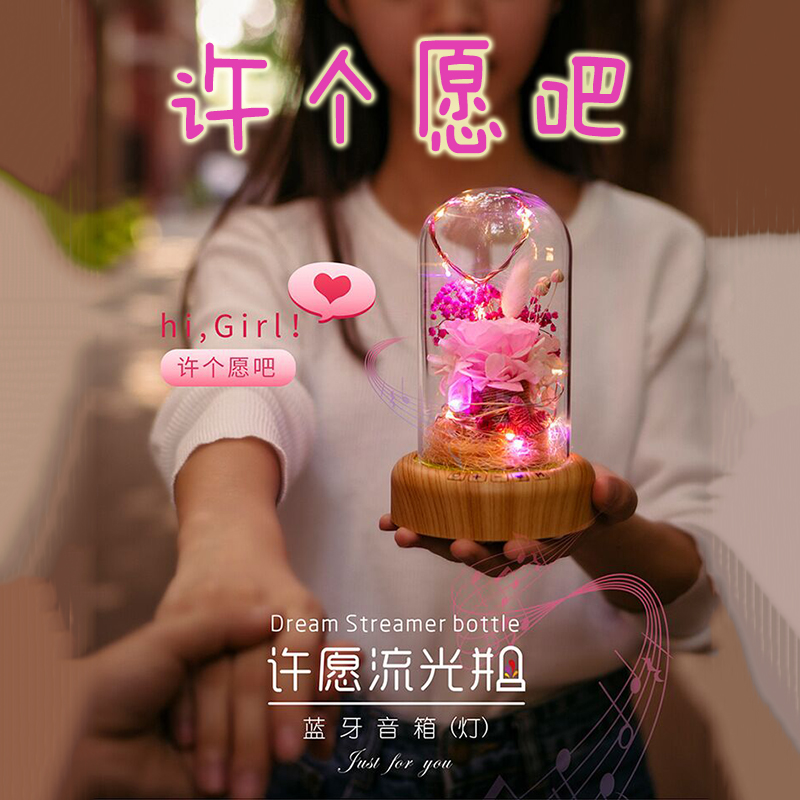 Streamless wish bottle Bluetooth stereo Spend eternity Meteor Garden birthday gift girl student originality gift Night lightin the Home accessories , Creative Jewelry , Lucky/Bottle category - from Buy2taobao.com to provide professional Taobao agent buy service