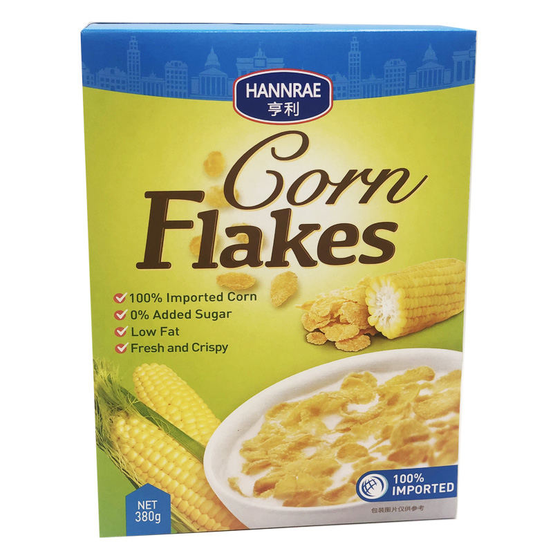 HANNRAE 亨利低糖松脆玉米片冲调谷物 即食免煮冲饮早餐 380g/盒在类目 咖啡/麦片/冲饮, 藕粉/麦片/冲饮品, 冲饮麦片中 - 来自Buy2taobao.com提供专业的淘宝代购服务