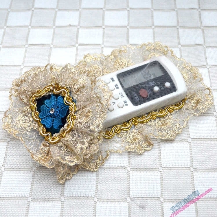 Lace Decorated home Upscale lace Suede transparent television air conditioner Set top box Remote control units Remote control coverin the Storage consolidation , Household appliances dust , Remote Control Boot category - from Buy2taobao.com to provide professional Taobao agent buy service