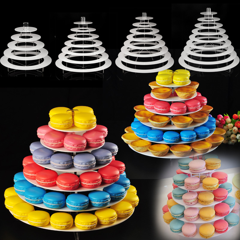 3/4/5/6/7/8/9 multi-storey Macaroon Display rack Cakes and Pastries a decoration transparent Acrylic high-grade banquet Shelfin the Business/Office Furniture , Shelf/Showcase , Bread Rack category - from Buy2taobao.com to provide professional Taobao agent buy service