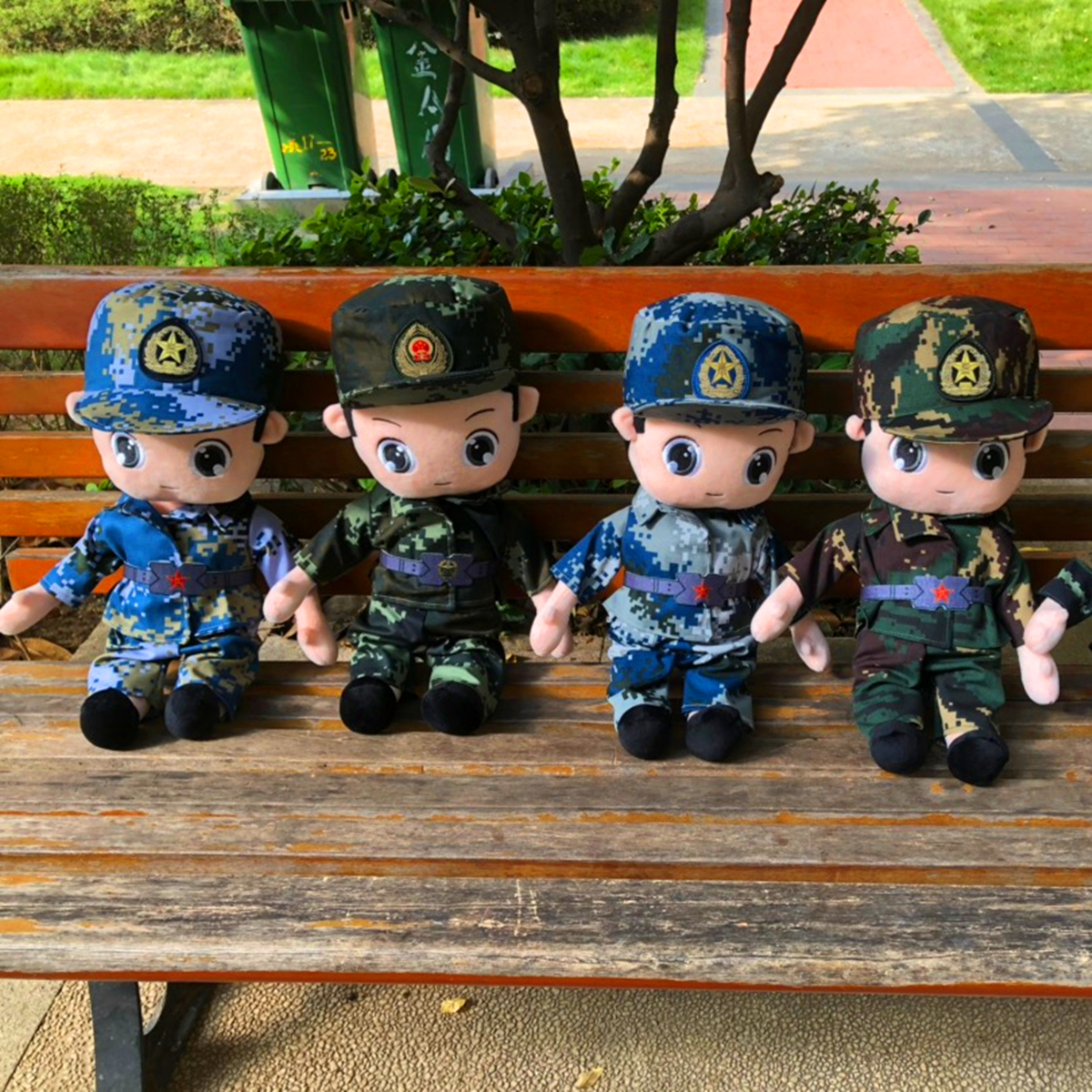 军人迷彩布娃娃公仔玩偶兵哥哥军恋军嫂退伍留念军旅纪念在类目 玩具/童车/益智/积木/模型, 毛绒布艺类玩具中 - 来自Buy2taobao.com提供专业的淘宝代购服务