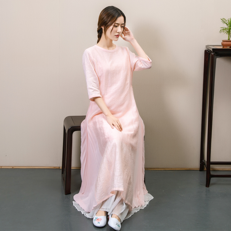 Improvement Hanfu Dress literature China Ethnic style Women's wear Long skirts fairy Sen family cheongsamin the Women's clothing/Boutique , Costume/National costume/Stage costumes , National costume/Costumes category - from Buy2taobao.com to provide professional Taobao agent buy service