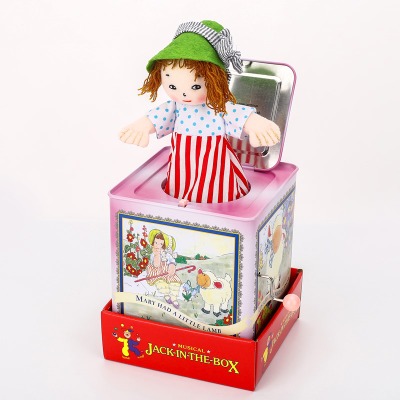 手搖八音盒Jack in the Box 兒童玩具瑪麗和小羊音樂盒搞怪匣子在類目 玩具/童車/益智/積木/模型, 音樂玩具/兒童樂器, 八音盒/音樂盒中 - 來自Buy2taobao.com提供專業的淘寶代購服務