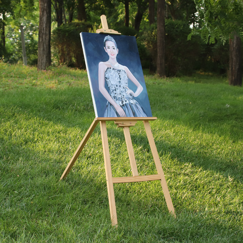 1.5米松木画架木制实木儿童画架美术素描写生油画画板支架展示架|ruв категории Домашний быт, рамка/рамка - от Buy2taobao.com для оказания профессиональной услуги покупки агента Taobao