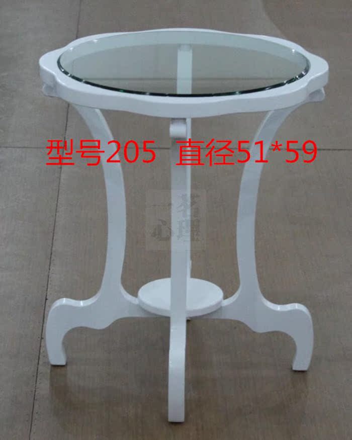 Psychology Consultation sofa Fabric art sofa Small sofa tea table Glass Tables solid wood Small round tablein the Residential furniture , Categories , Tea table category - from Buy2taobao.com to provide professional Taobao agent buy service