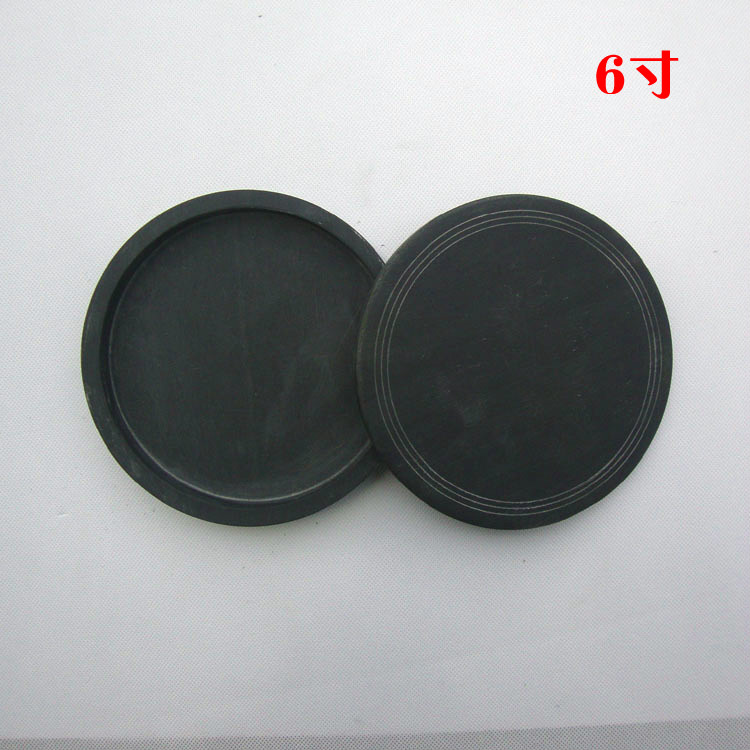rough circular With cover inkwell Mexican dish A sea of ink Beginner Calligraphy Chinese Painting 56 student Yushan Rib Inkstonein the Electronic Dictionary/Electronic paper book/Stationery , Painting tools/Painted wood/Calligraphy Supplies , Four Treasures category - from Buy2taobao.com to provide professional Taobao agent buy service
