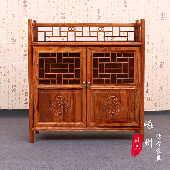 餐邊櫃實木酒店 中式仿古家具 榆木儲蓄櫃多功能櫃酒櫃茶水櫃在類目 住宅傢俱, 櫃類, 鞋櫃中 - 來自Buy2taobao.com提供專業的淘寶代購服務