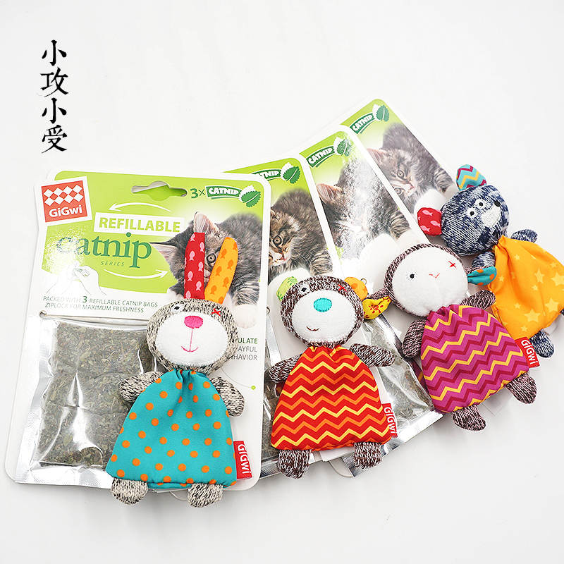 【小攻小受】GiGwi貴爲逗貓可替換進口貓草薄荷毛絨玩具老鼠兔子在類目 寵物/寵物食品及用品, 貓/狗玩具, 逗貓棒中 - 來自Buy2taobao.com提供專業的淘寶代購服務