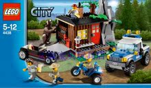 正品 乐高 益智拼插积木 LEGO 城市系列 克鲁克藏身之处 4438