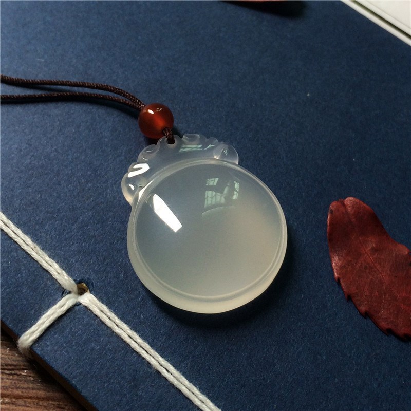 natural Chalcedony Breastplate Pendant literature Vintage Style Exorcise evil spirits Safety Necklace Pendant men and womenin the Accessories/Fashion Jewelry, Pendant/Pendant category - from Buy2taobao.com to provide professional Taobao agent buy service