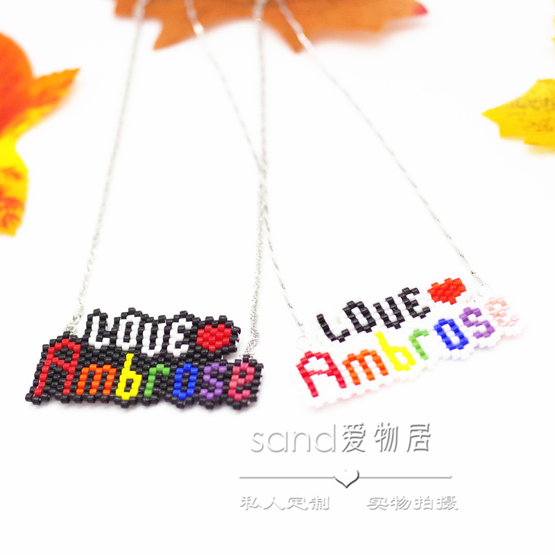 sand爱物居 日本进口古董珠925银饰品 独家订制 字母,情侣名项链|msdalam kategori Aksesori/Barang Kemas Fesyen, aksesori DIY, tali - dari Buy2taobao.com untuk memberikan perkhidmatan ejen Taobao profesional membeli