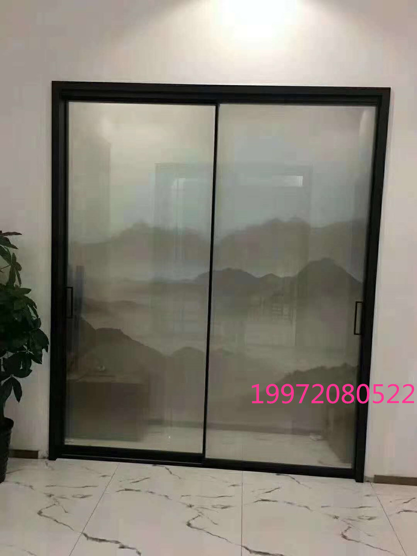 aluminium alloy Narrow Open Simplicity modern kitchen balcony a living room partition Glass Push pull Sliding door customized New productsin the Whole house custom , Door , Sliding door category - from Buy2taobao.com to provide professional Taobao agent buy service
