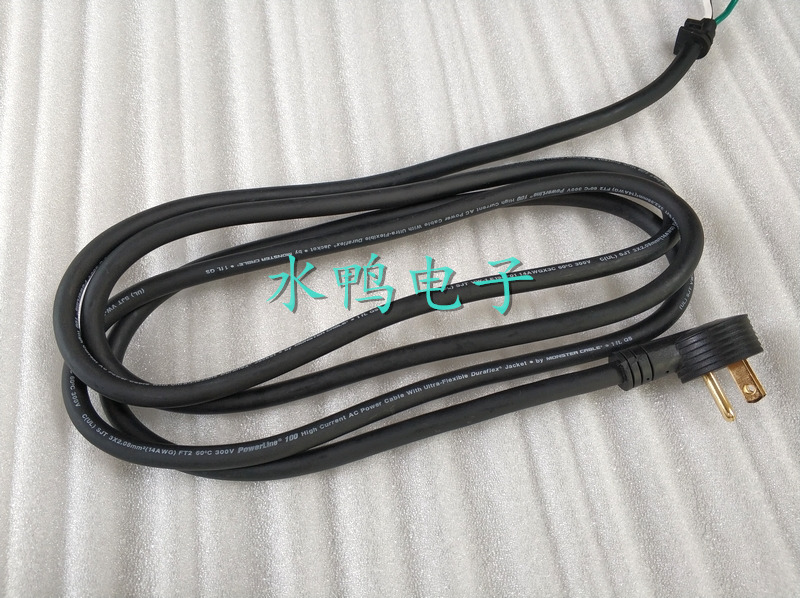 2.4米带镀金美标插头 美国Monster Cable怪兽100 音响电源线14AWG|ruв категории видео электрических приборов, видео бытовой арматура, катанки - от Buy2taobao.com для оказания профессиональной услуги покупки агента Taobao