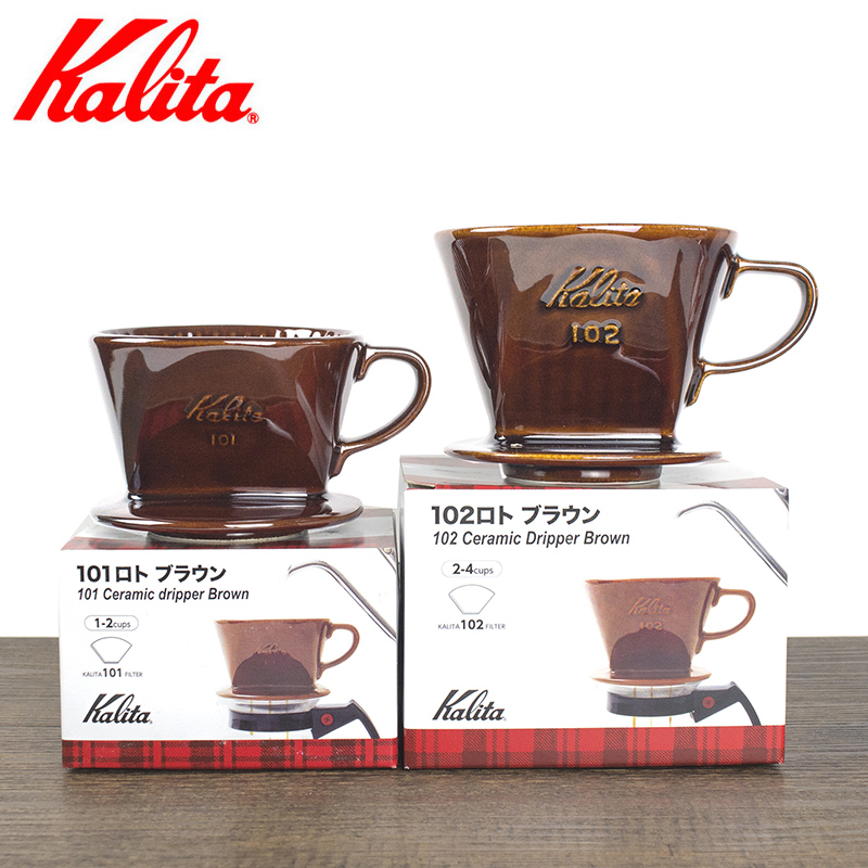 日本Kalita 经典三孔手冲咖啡陶瓷扇形过滤杯101/102型号 送粉勺|msdalam kategori pinggan mangkuk, kopi, periuk kopi - dari Buy2taobao.com untuk memberikan perkhidmatan ejen Taobao profesional membeli